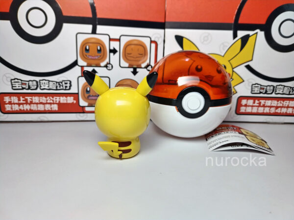 Pikachu cambia expresiones