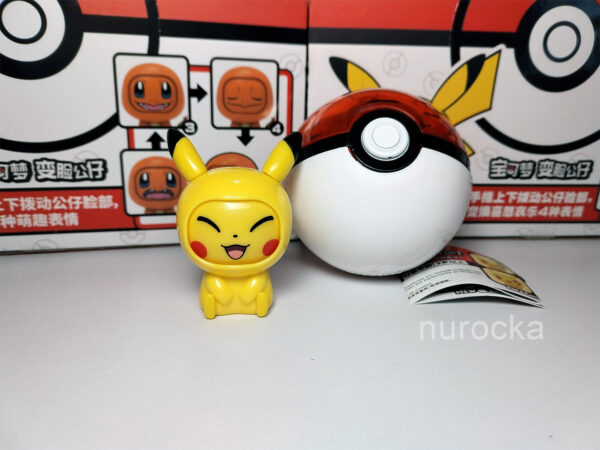 Pikachu cambia expresiones