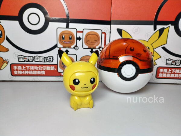 Pikachu cambia expresiones